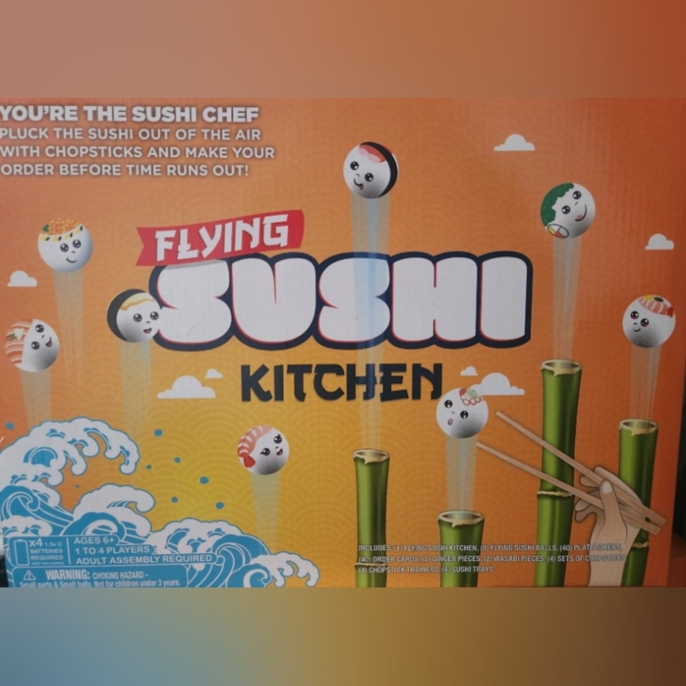 Flying Sushi Kitchen Catch Sushi Chopsticks Game